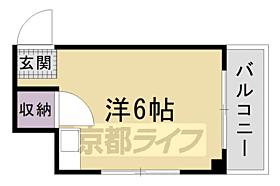 サンプラザ 306 ｜ 京都府京都市右京区嵯峨広沢南下馬野町（賃貸マンション1R・3階・11.83㎡） その2