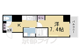 ＥＳＣＡＳＡ京都四条梅津 701 ｜ 京都府京都市右京区梅津南上田町（賃貸マンション1K・7階・26.40㎡） その2