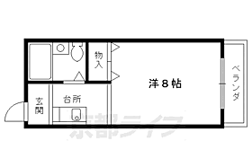 京都府京都市北区紫竹下緑町（賃貸マンション1K・1階・20.00㎡） その2