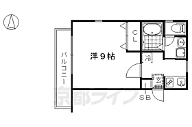 京都府京都市上京区四番町（賃貸マンション1K・2階・28.00㎡） その2