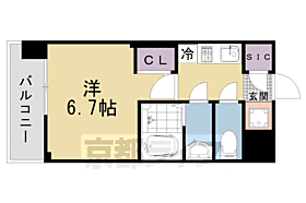 ブランシエスタ西京極 313 ｜ 京都府京都市右京区西京極新明町（賃貸マンション1K・3階・21.98㎡） その2