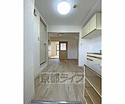 玄関から見たところです。