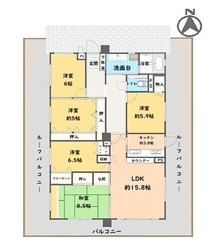 5LDKのお部屋です!