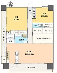 間取図画像 2SLDK