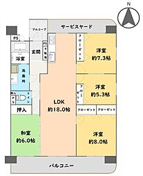 間取図画像 4LDK