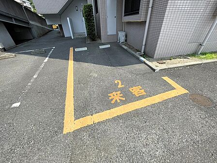 来客駐車場です!