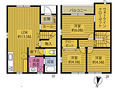 物件の間取り