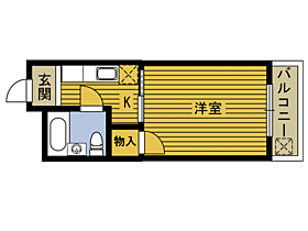 コーポたかお 306 ｜ 大分県別府市亀川浜田町（賃貸マンション1K・3階・20.00㎡） その2