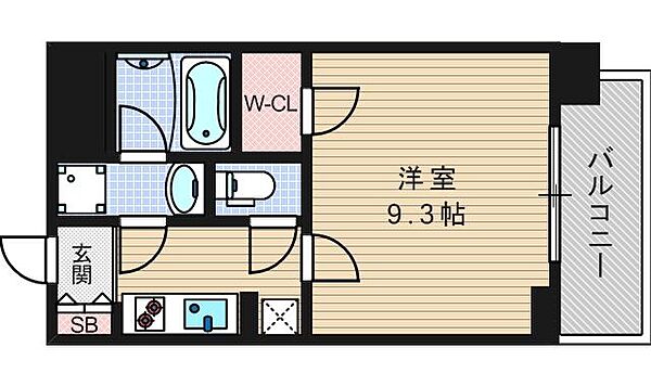 セイワパレス京町堀 ｜大阪府大阪市西区京町堀1丁目(賃貸マンション1K・4階・31.08㎡)の写真 その2