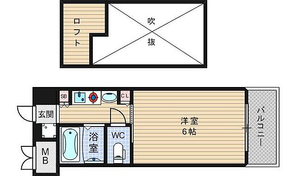 エステムコート大阪・中之島南 ｜大阪府大阪市西区土佐堀1丁目(賃貸マンション1K・5階・18.82㎡)の写真 その2