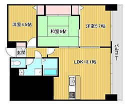 サンコーヴァンテアン九条  ｜ 大阪府大阪市西区九条1丁目（賃貸マンション3LDK・2階・61.72㎡） その2