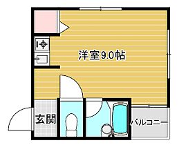 大阪府大阪市港区弁天4丁目（賃貸マンション1R・3階・25.00㎡） その2