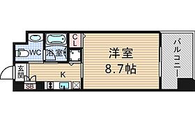 グランツ西大橋 405 ｜ 大阪府大阪市西区立売堀2丁目（賃貸マンション1K・4階・27.10㎡） その2