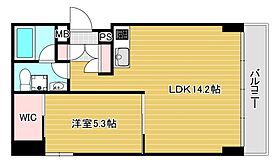 オ・ミルズ靭パーク 603 ｜ 大阪府大阪市西区靱本町3丁目5-3（賃貸マンション1LDK・6階・45.28㎡） その2