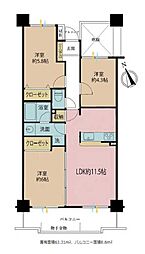 間取図画像 3LDK