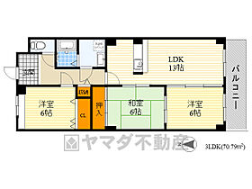 日恵ハイツE棟  ｜ 大阪府豊中市東泉丘１丁目10番5号（賃貸マンション3LDK・3階・70.79㎡） その2