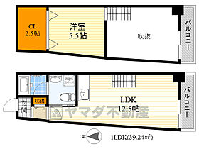 スタディオン  ｜ 大阪府吹田市長野東4番14号（賃貸マンション1LDK・4階・39.24㎡） その2