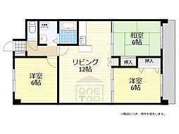 間取図画像 3LDK