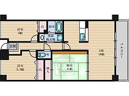 グランビスタ上新田 3LDKの間取図画像