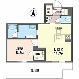 和の社 江坂 1LDKの間取図画像