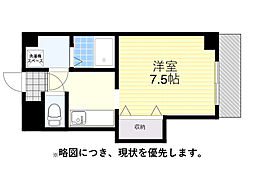MOREMAISON 1Kの間取図画像