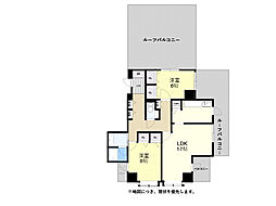 ヴェルデュール南桜塚 3LDKの間取図画像