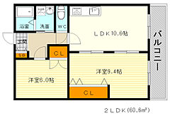 物件の間取り