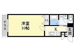 AmourMignon 1Kの間取図画像