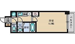 サムティ江坂レガーロ 1Kの間取図画像