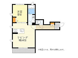 ルミネンスAK 1LDKの間取図画像