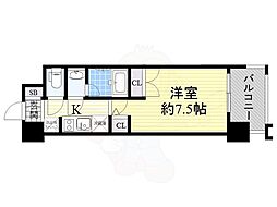 PARKFLATSESAKA 1Kの間取図画像