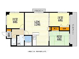 ロイヤルグレイスヴィラ 3LDKの間取図画像