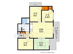 アビタグランテ 4LDKの間取図画像