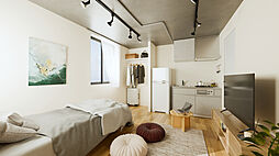 菊川レーベル 302 3階1DKのリビング/ダイニング