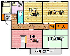 物件の間取り