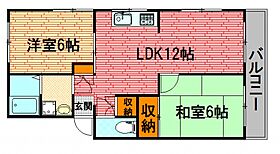 第二サンハイツ石丸 301号室 ｜ 広島県広島市安佐南区八木９丁目（賃貸マンション2LDK・3階・42.93㎡） その2