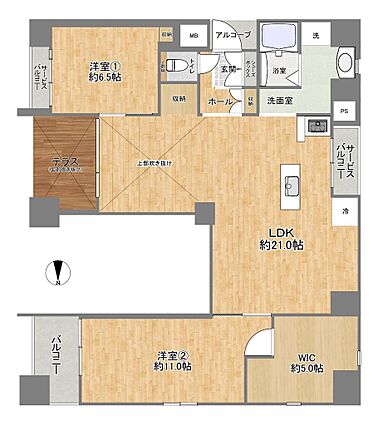 ・間取りと現状...