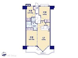 プレステージ船橋 3LDKの間取図画像
