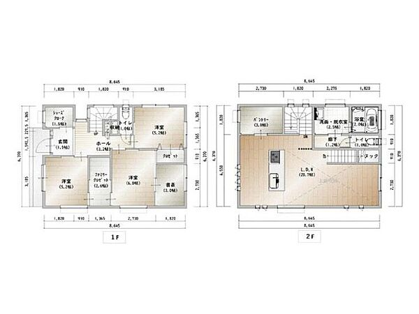間取りを拡大表示