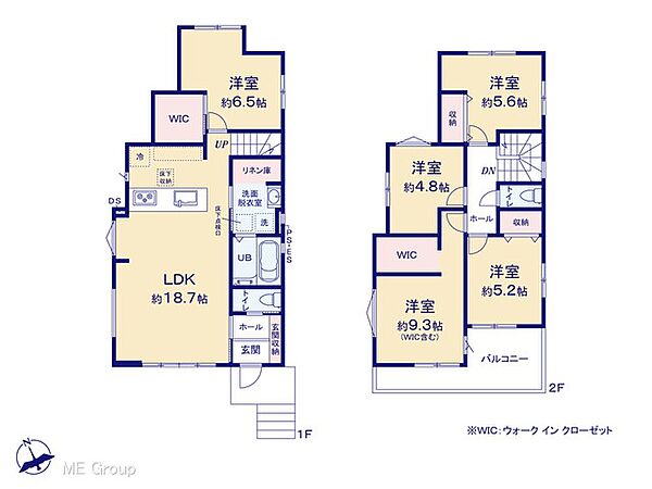 間取りを拡大表示
