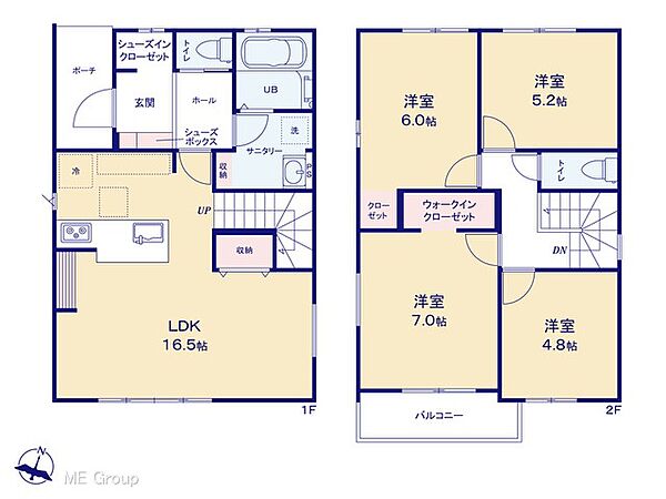 間取りを拡大表示