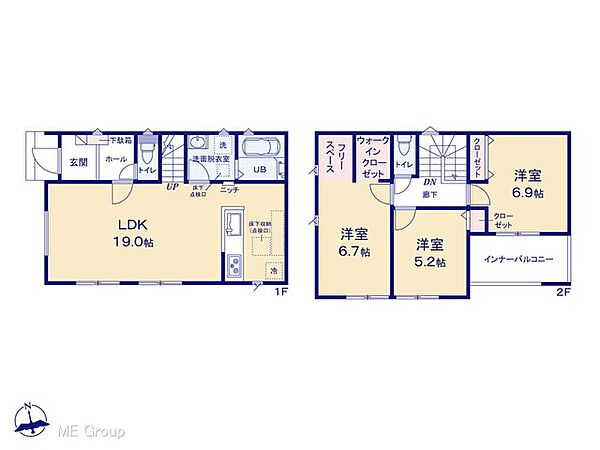 間取りを拡大表示