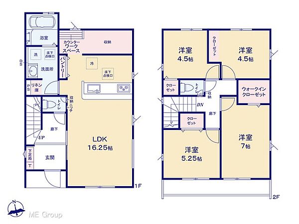 間取りを拡大表示