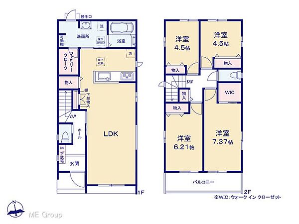 間取りを拡大表示