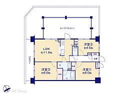 グリーンビレッジ浜野駅前 3LDKの間取図画像