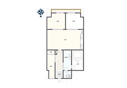 クリーンホーム千葉 2SLDKの間取図画像