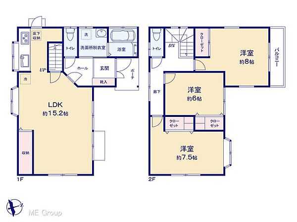 間取りを拡大表示