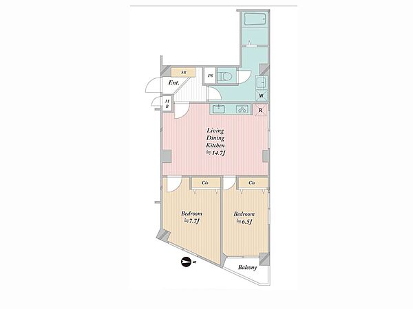 間取りを拡大表示