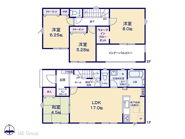 間取りを拡大表示