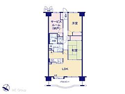 エクセル西千葉 2SLDKの間取図画像